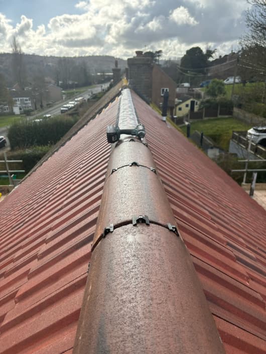 New Ridge Tile System New Tiled Roof Dover - AM Roofing Kent